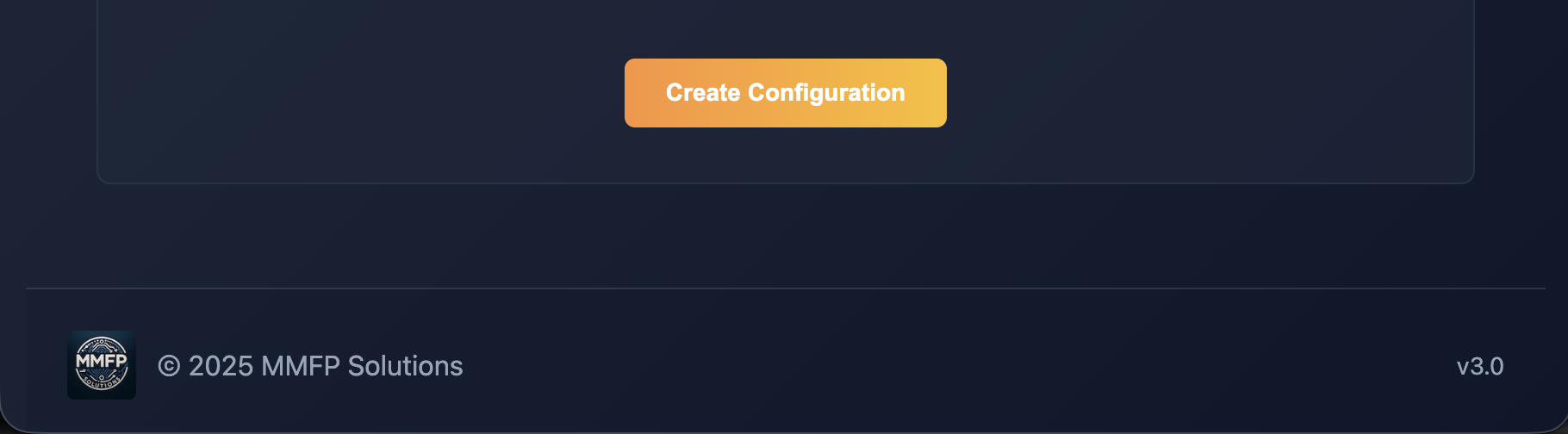 Step 4: Create Configuration