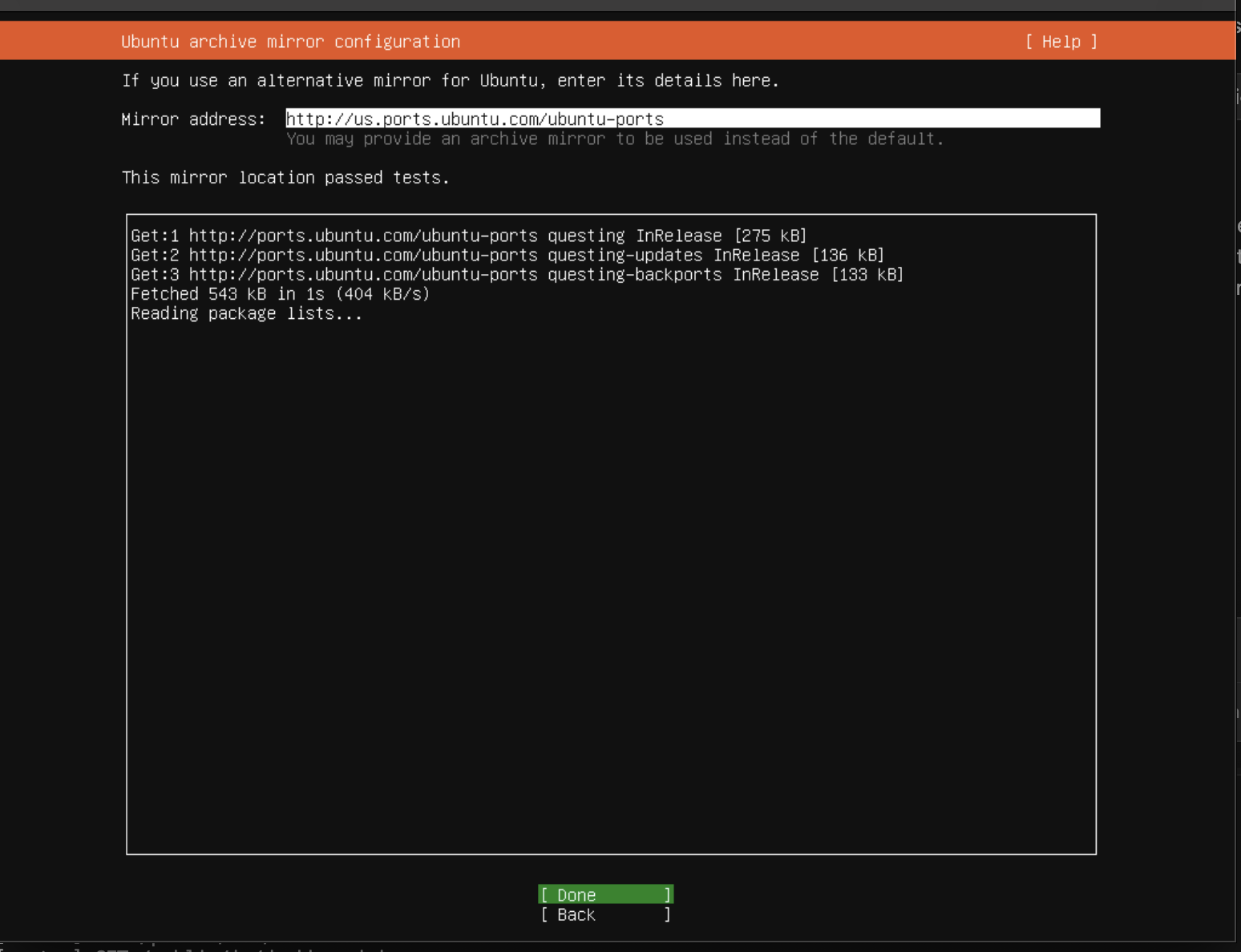 Ubuntu archive mirror